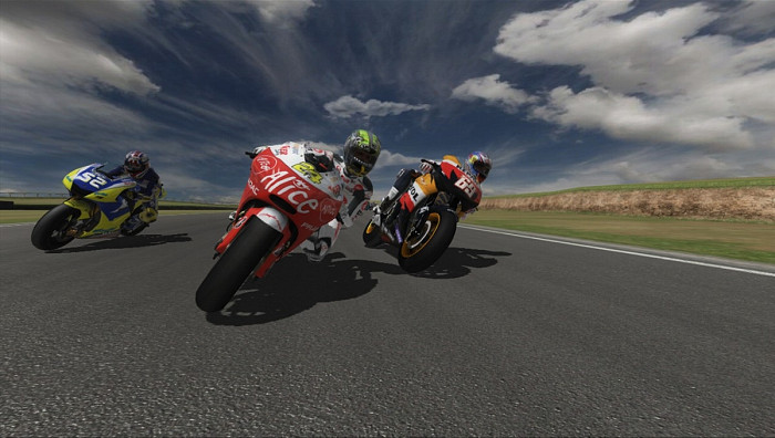 Скриншот из игры MotoGP 08