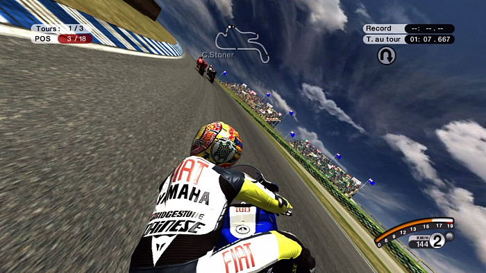 Скриншот из игры MotoGP 08