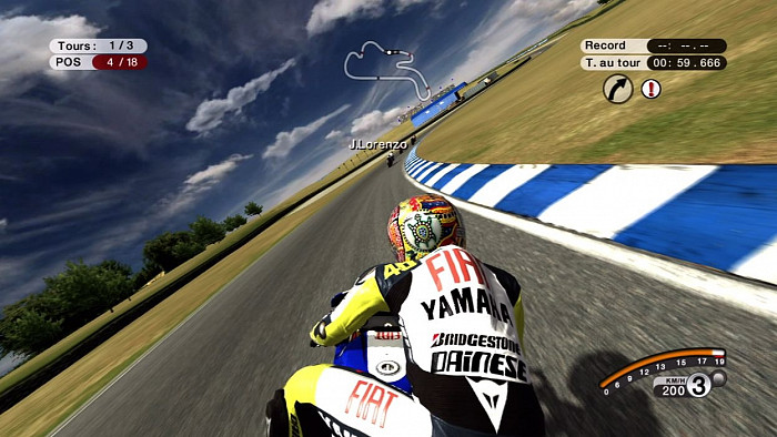 Скриншот из игры MotoGP 08