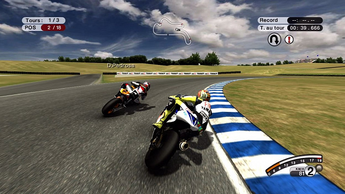 Скриншот из игры MotoGP 08