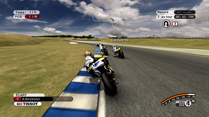 Скриншот из игры MotoGP 08