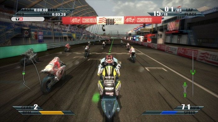 Скриншот из игры MotoGP 09/10