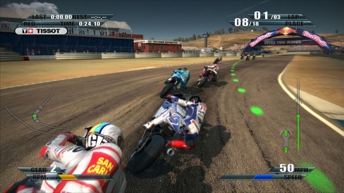 Скриншот из игры MotoGP 09/10