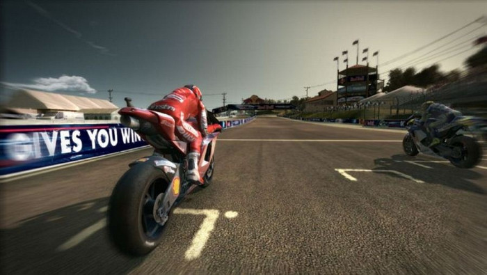 Скриншот из игры MotoGP 09/10