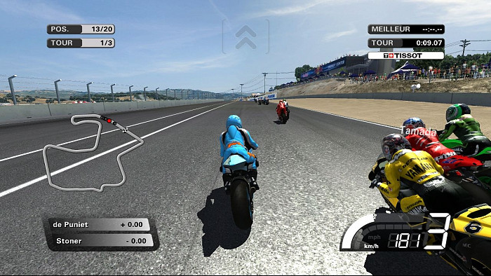 Скриншот из игры MotoGP '07