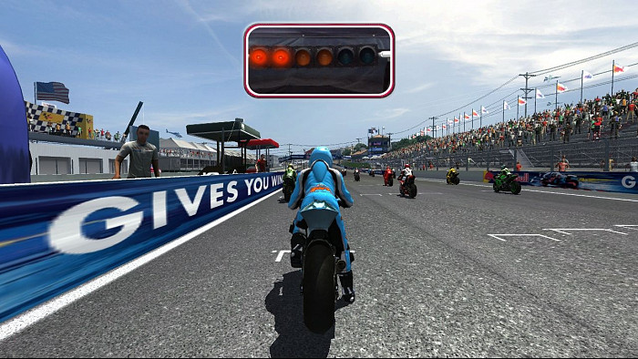 Скриншот из игры MotoGP '07