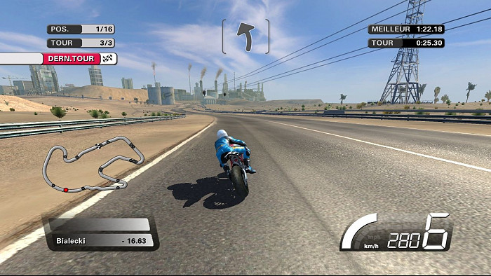 Скриншот из игры MotoGP '07