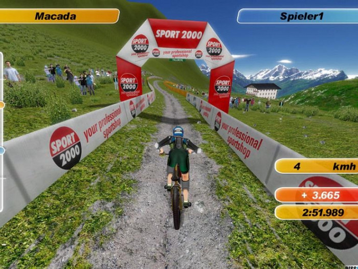 Скриншот из игры Mountainbike Challenge 08