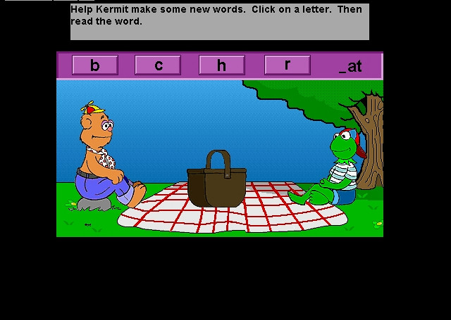 Скриншот из игры Muppet Brighter Child