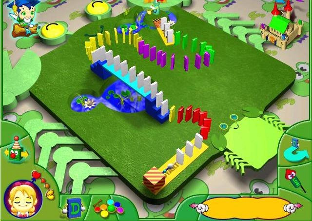 Скриншот из игры My Domino Castle