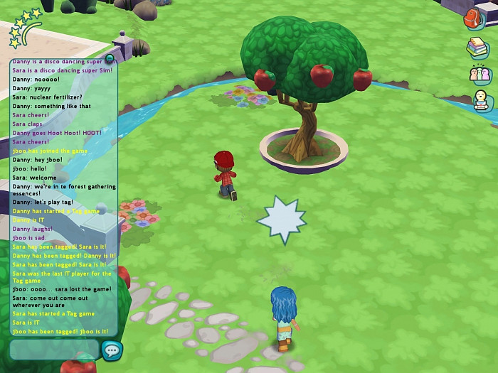 Скриншот из игры MySims