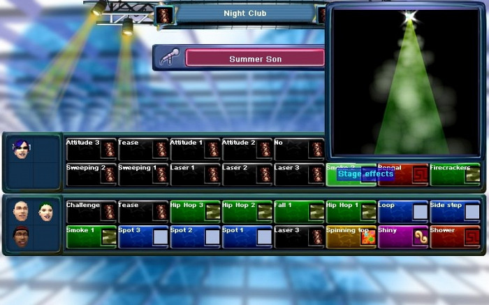 Скриншот из игры Fame Academy