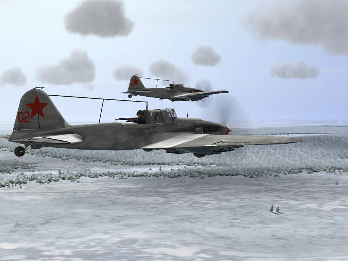 Скриншот из игры Холодное небо Заполярья