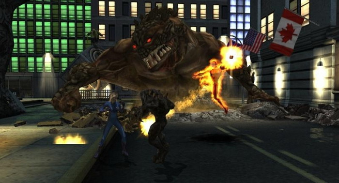 Скриншот из игры Fantastic Four