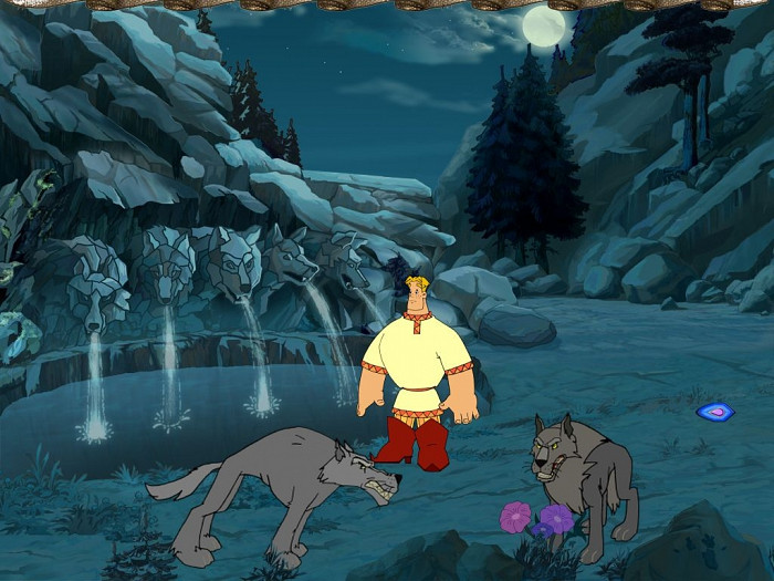 Скриншот из игры Три богатыря и Шамаханская царица