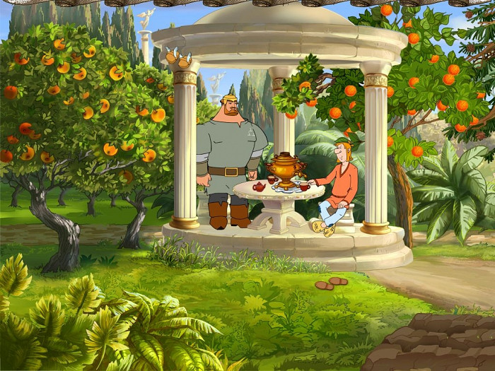 Скриншот из игры Три богатыря и Шамаханская царица