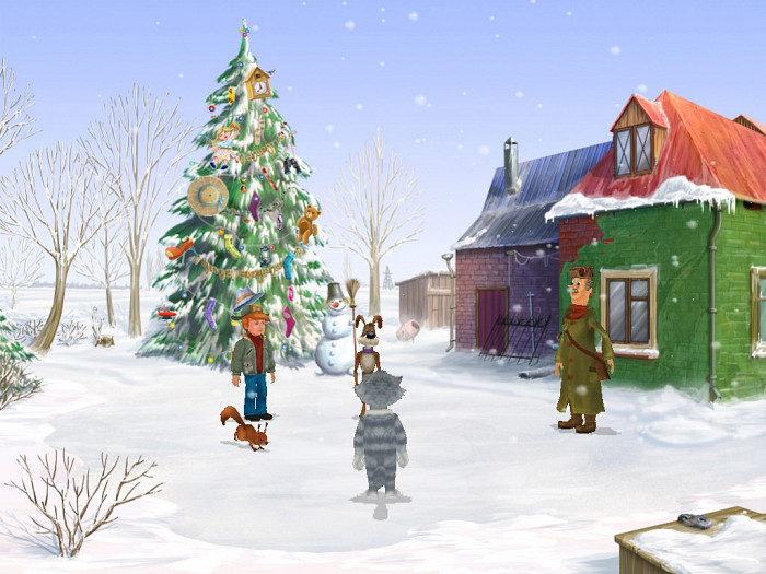 Скриншот из игры Трое из Простоквашино: Новый год!