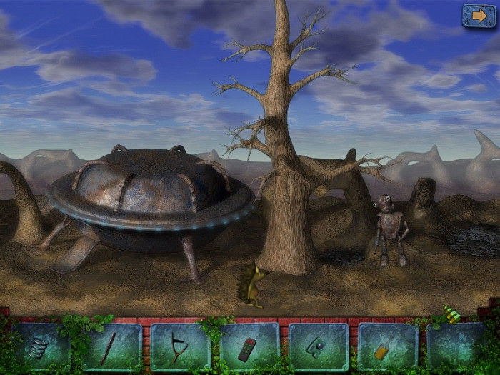 Скриншот из игры Туманный Ёж 2: Колючий космос
