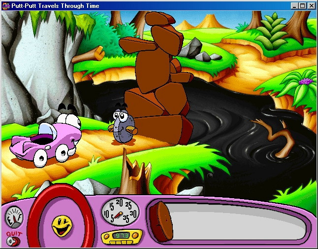 Скриншот из игры Putt-Putt Travels Through Time