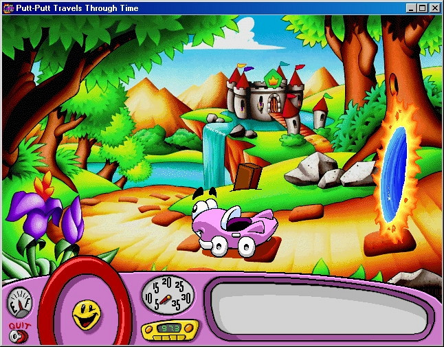 Скриншот из игры Putt-Putt Travels Through Time