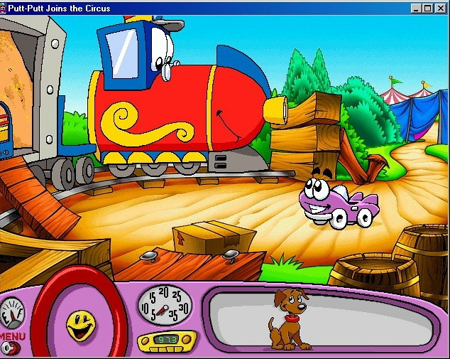 Скриншот из игры Putt-Putt Enters the Race