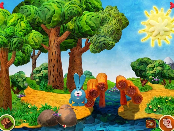Скриншот из игры Смешарики. Параллельные миры