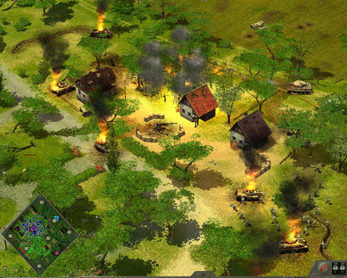 Скриншот из игры Великие битвы: Высадка в Нормандии
