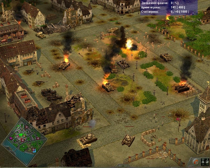 Скриншот из игры Великие битвы: Высадка в Нормандии