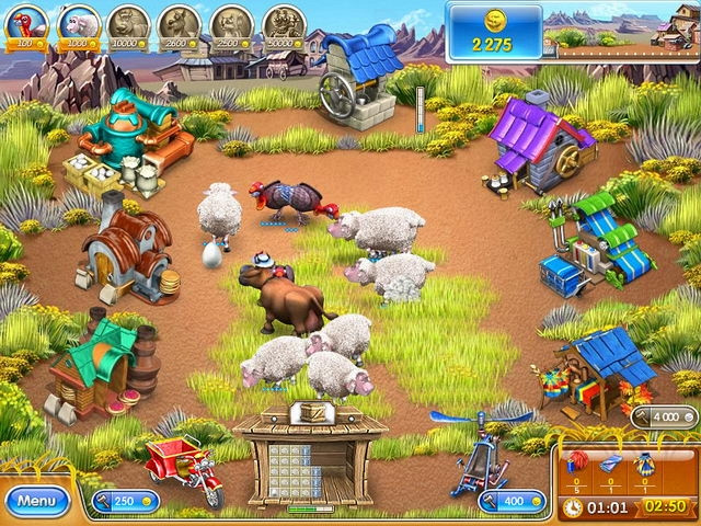 Скриншот из игры Farm Frenzy 3: American Pie