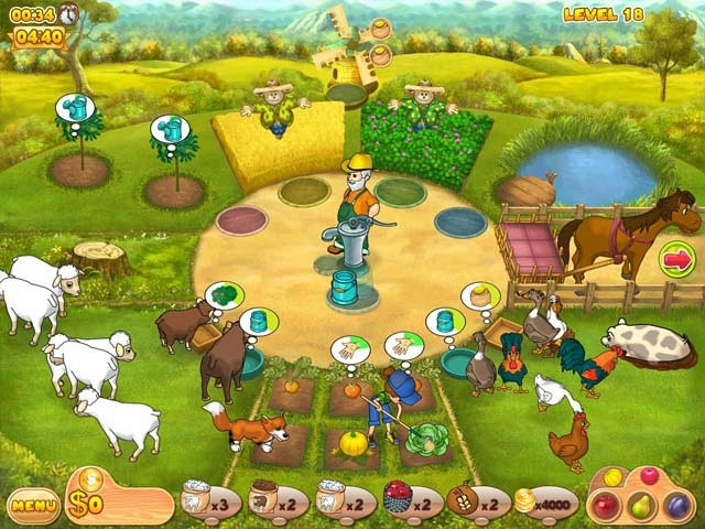 Скриншот из игры Farm Mania