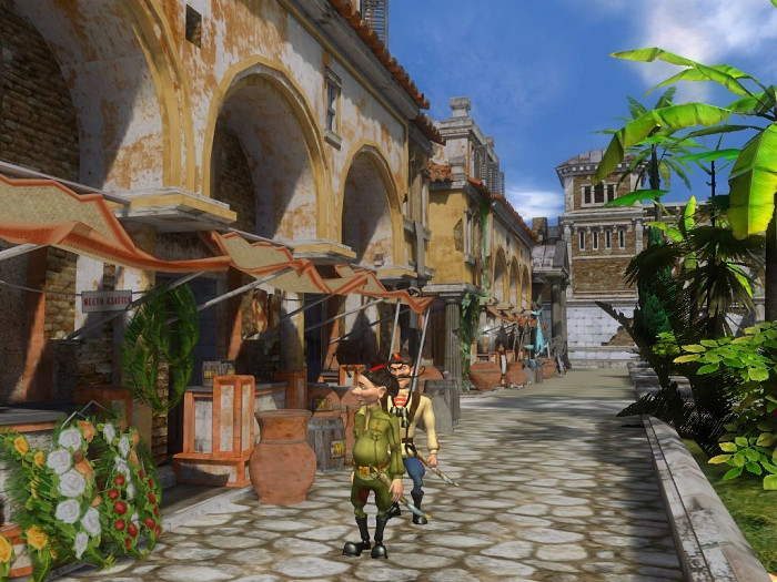 Скриншот из игры Петька 8: Покорение Рима