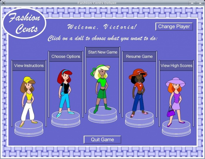 Скриншот из игры Fashion Cents Deluxe