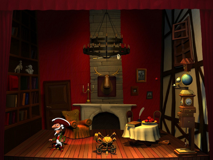 Скриншот из игры Приключения барона Мюнхгаузена на Луне