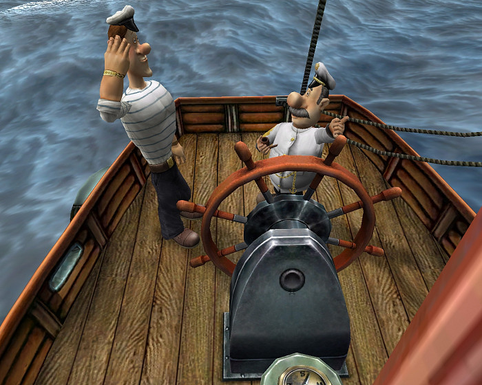 Скриншот из игры Приключения капитана Врунгеля