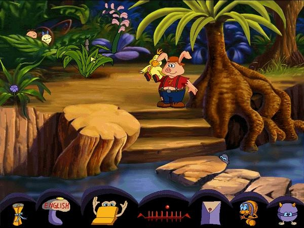 Скриншот из игры Пятачок в затерянном мире