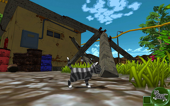 Скриншот из игры Невероятные приключения кота Парфентия в детстве