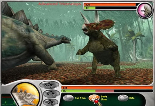 Скриншот из игры Jurassic Park: Dinosaur Battles