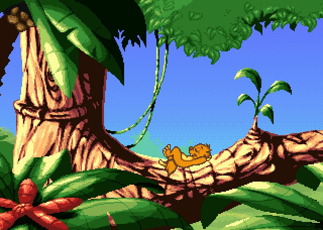 Скриншот из игры Jungledyret