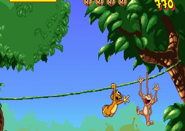 Скриншот из игры Jungledyret