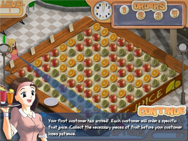Скриншот из игры Juice Mania