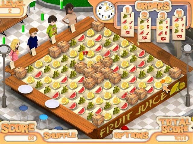 Скриншот из игры Juice Mania