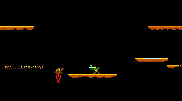 Скриншот из игры Joust