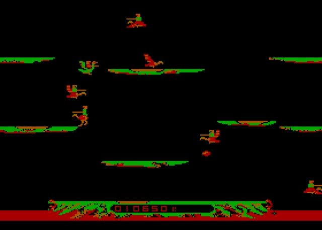 Скриншот из игры Joust