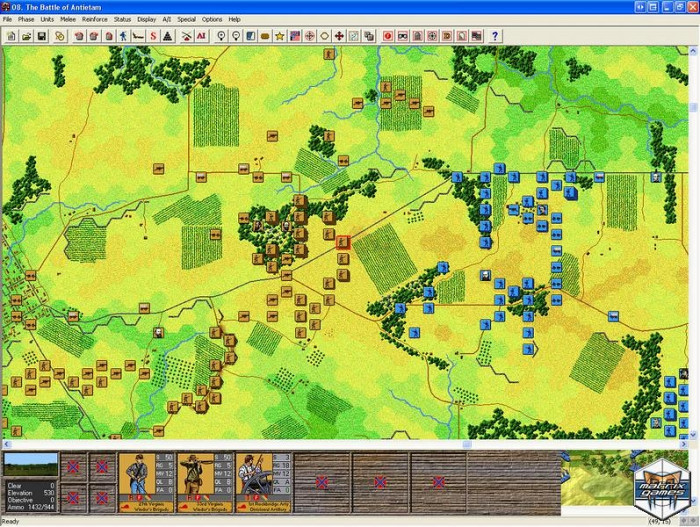 Скриншот из игры John Tiller's Battleground Civil War