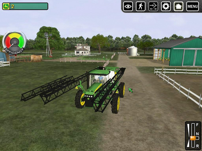 Скриншот из игры John Deere: Drive Green