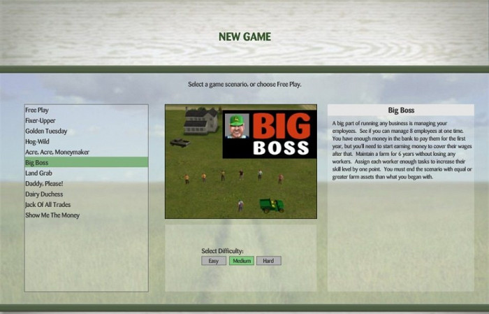 Скриншот из игры John Deere: American Farmer