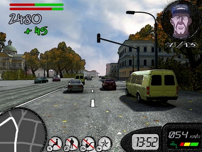 Скриншот из игры Маршрутчик