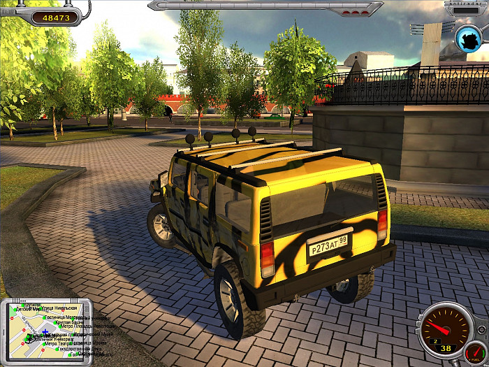 Скриншот из игры Московский водила