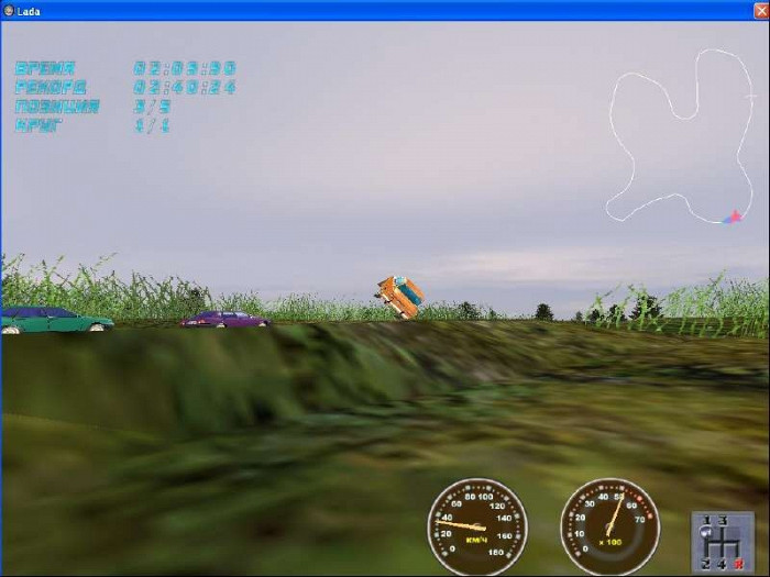 Скриншот из игры Лада: Королева рейсинга