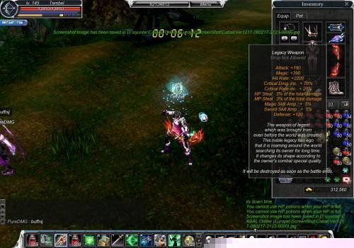 Скриншот из игры CABAL Online